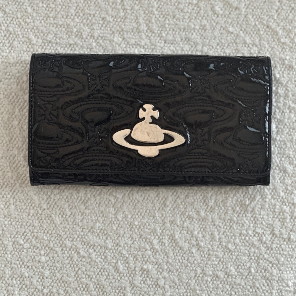 Vivienne Westwood Black Quilted Wallet